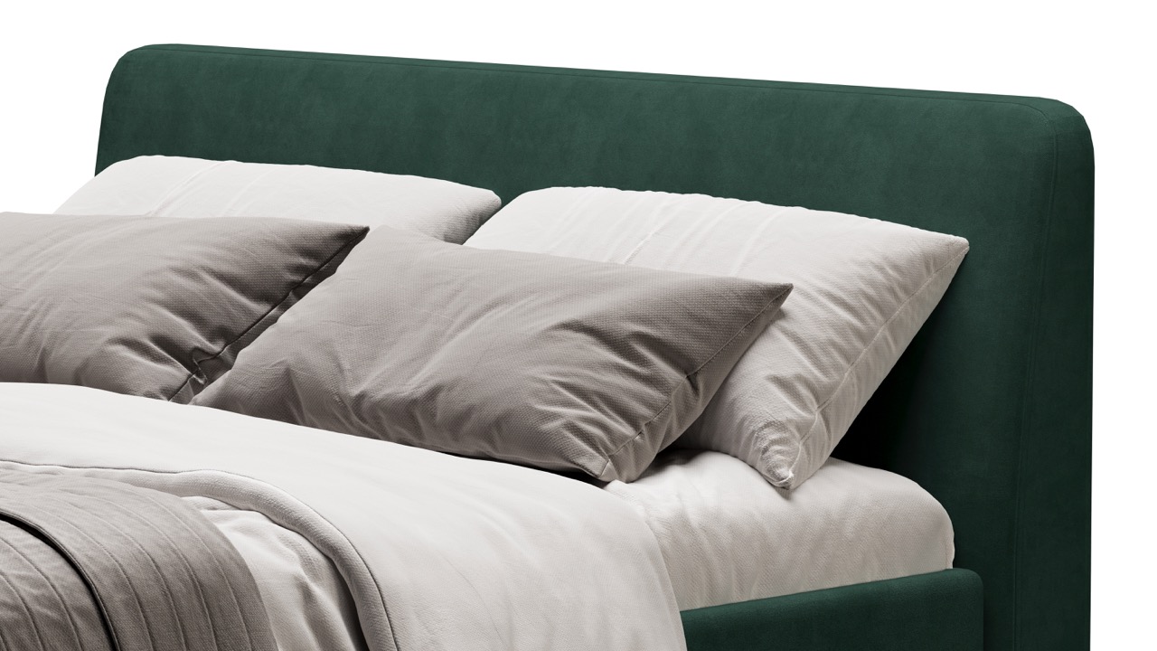 Кровать Симпл 120х200 велюр velutto soft 667