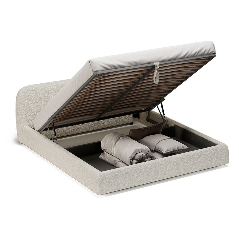 Кровать Лагом букле buckle white 1.4x2.0