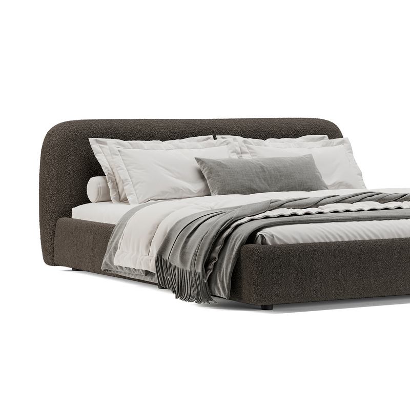 Кровать Лагом букле buckle brown 1.6x2.0