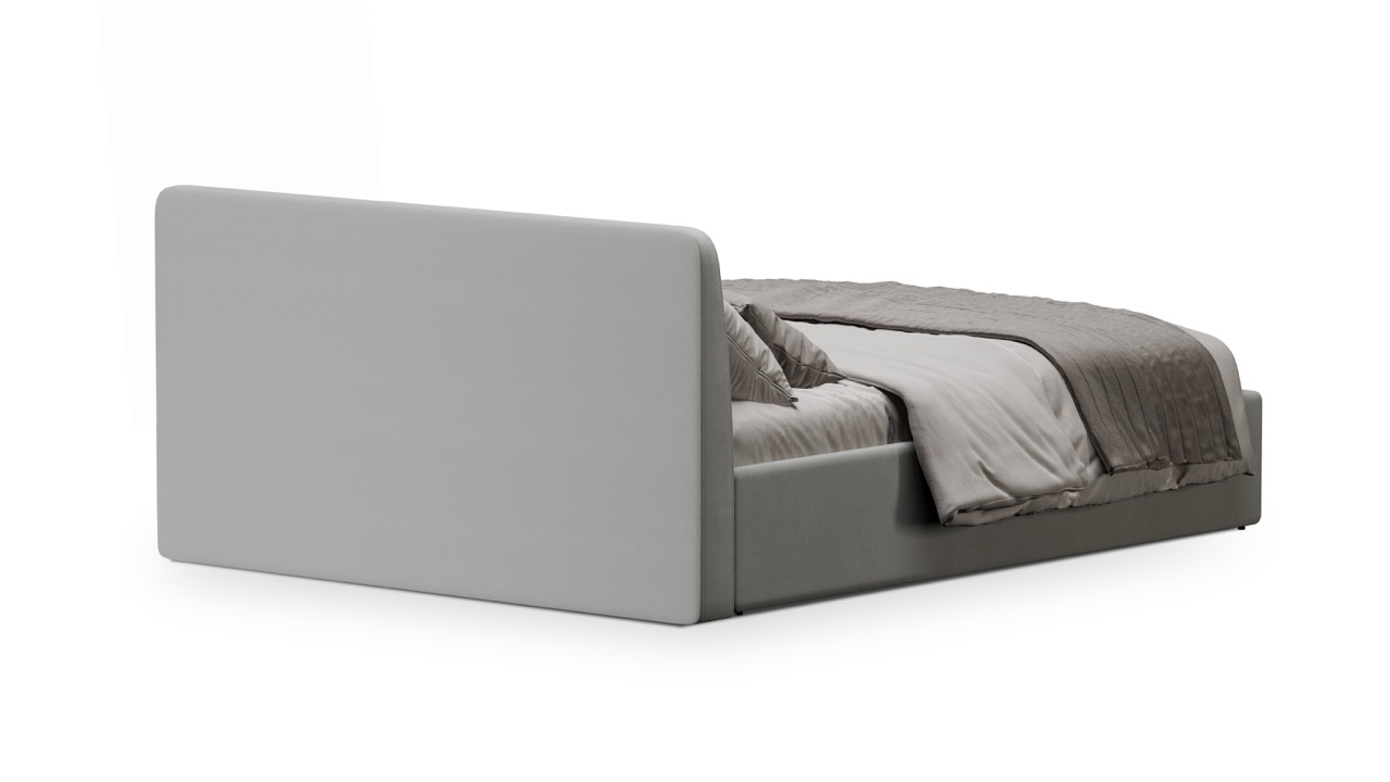 Кровать Симпл 200х200 велюр velutto soft 992