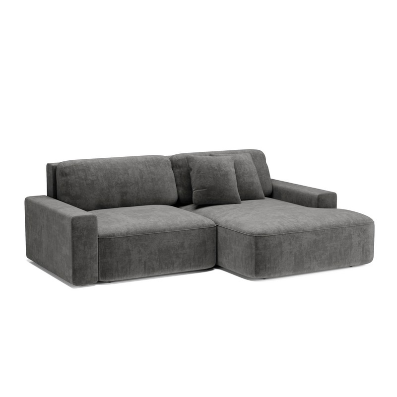 Комо двухмодульный угловой с подлокотниками sharli 13 Silver