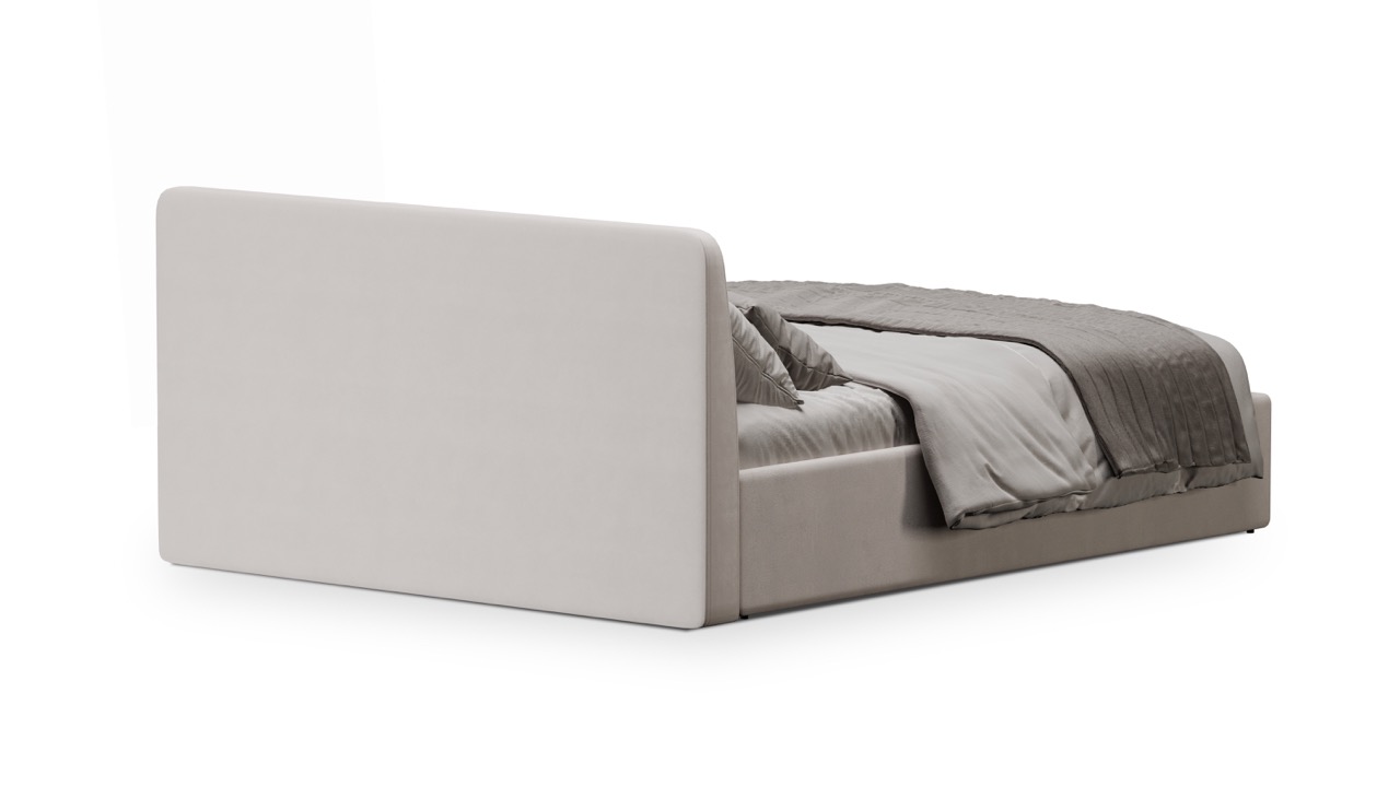 Кровать Симпл 180х200 велюр velutto soft 190